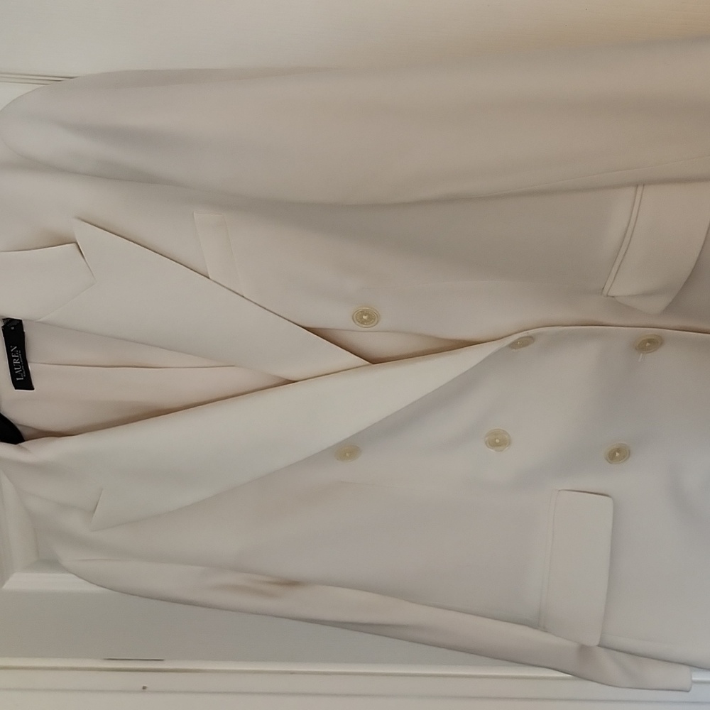 Lauren Ralph Lauren Winter Cream Blazer - Picture 4 of 5